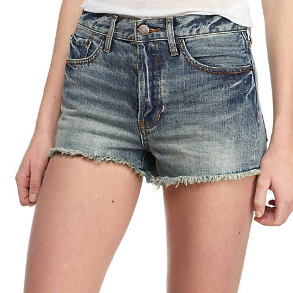 Free People Stilt Denim Cutoff Jean Shorts Size 27